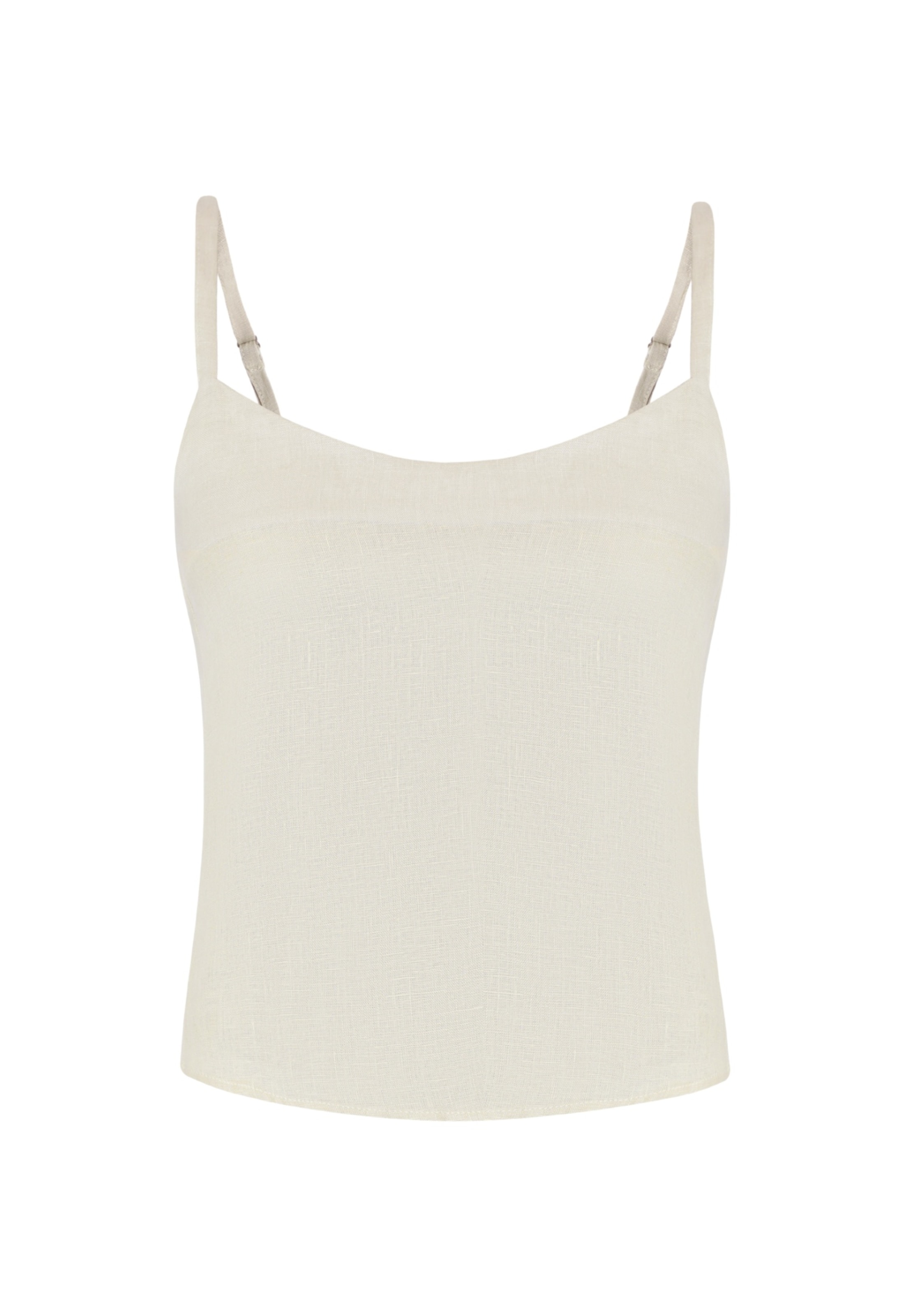 OW Collection Top 'Luma' in XS in sand, Produktansicht