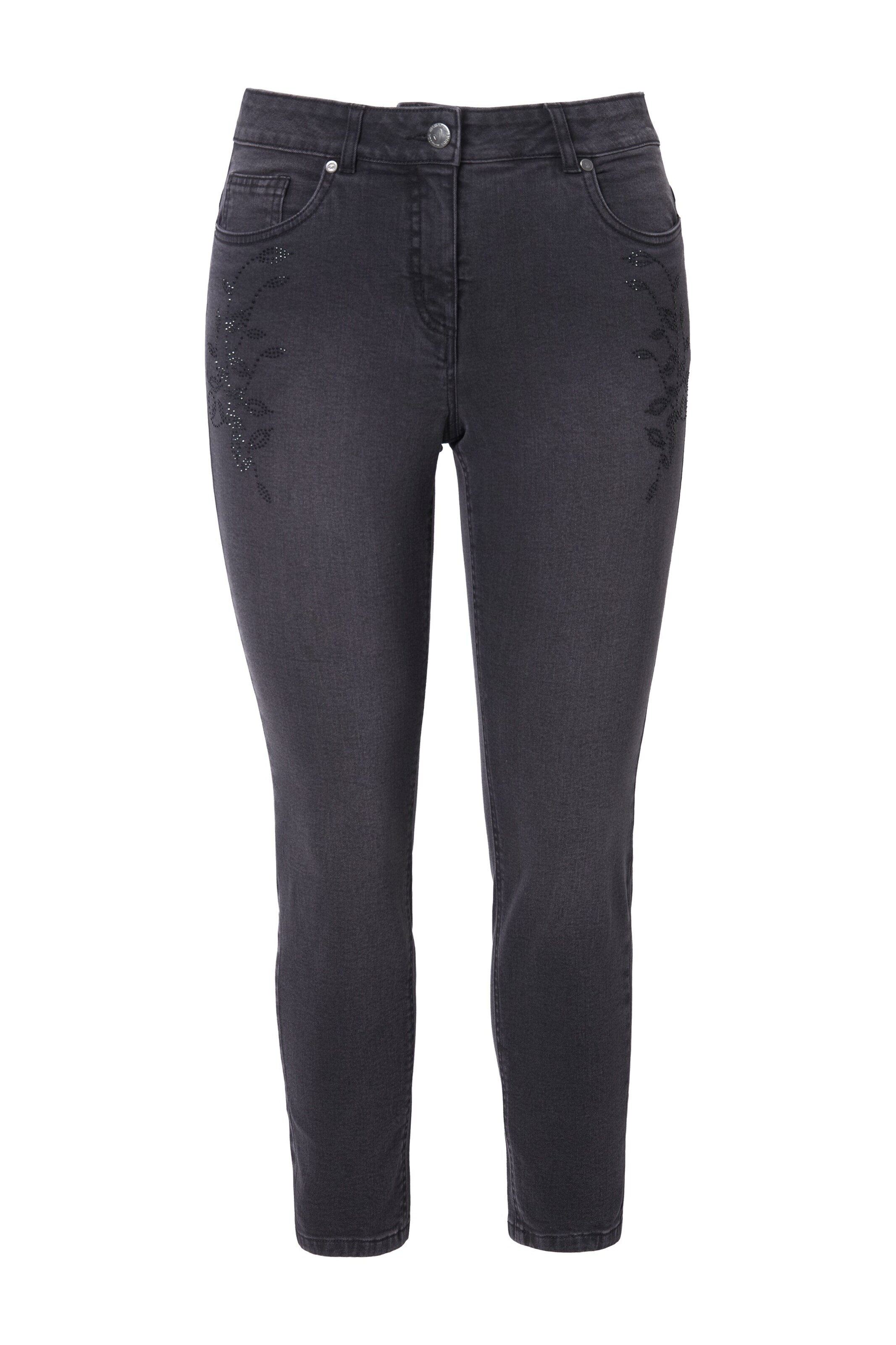 MIAMODA Slimfit Jeans in Grau: Vorderseite