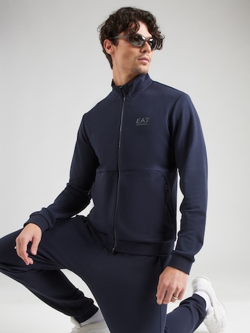 EA7 Emporio Armani Strój treningowy w kolorze niebieski