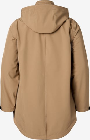 Zizzi Funktionsjacke 'CAASTA' in Braun