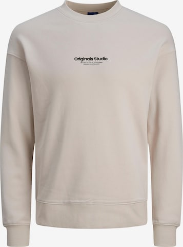 JACK & JONES Sweatshirt 'Vesterbro' in Beige: predná strana