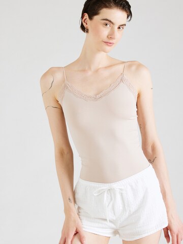 ONLY Unterhemd 'ONLVICKY' in Beige: Vorderseite