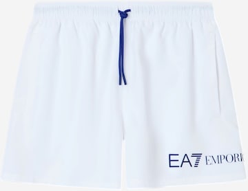 EA7 Emporio Armani Swimming shorts in White: front