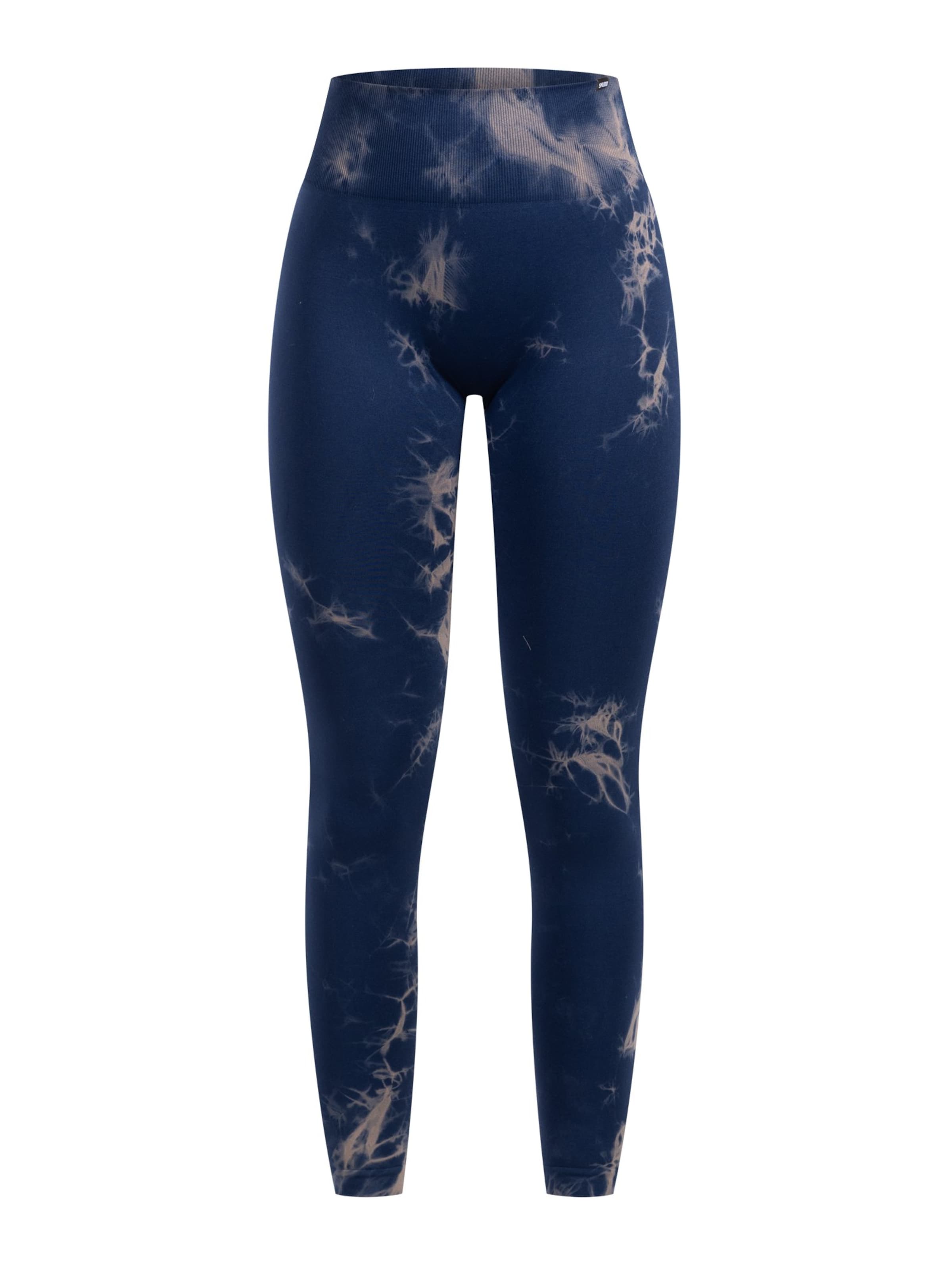 Leggings Smilodox en bleu : devant