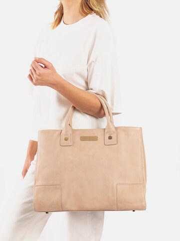 Clio Handbag 'CLASSIC' in Beige
