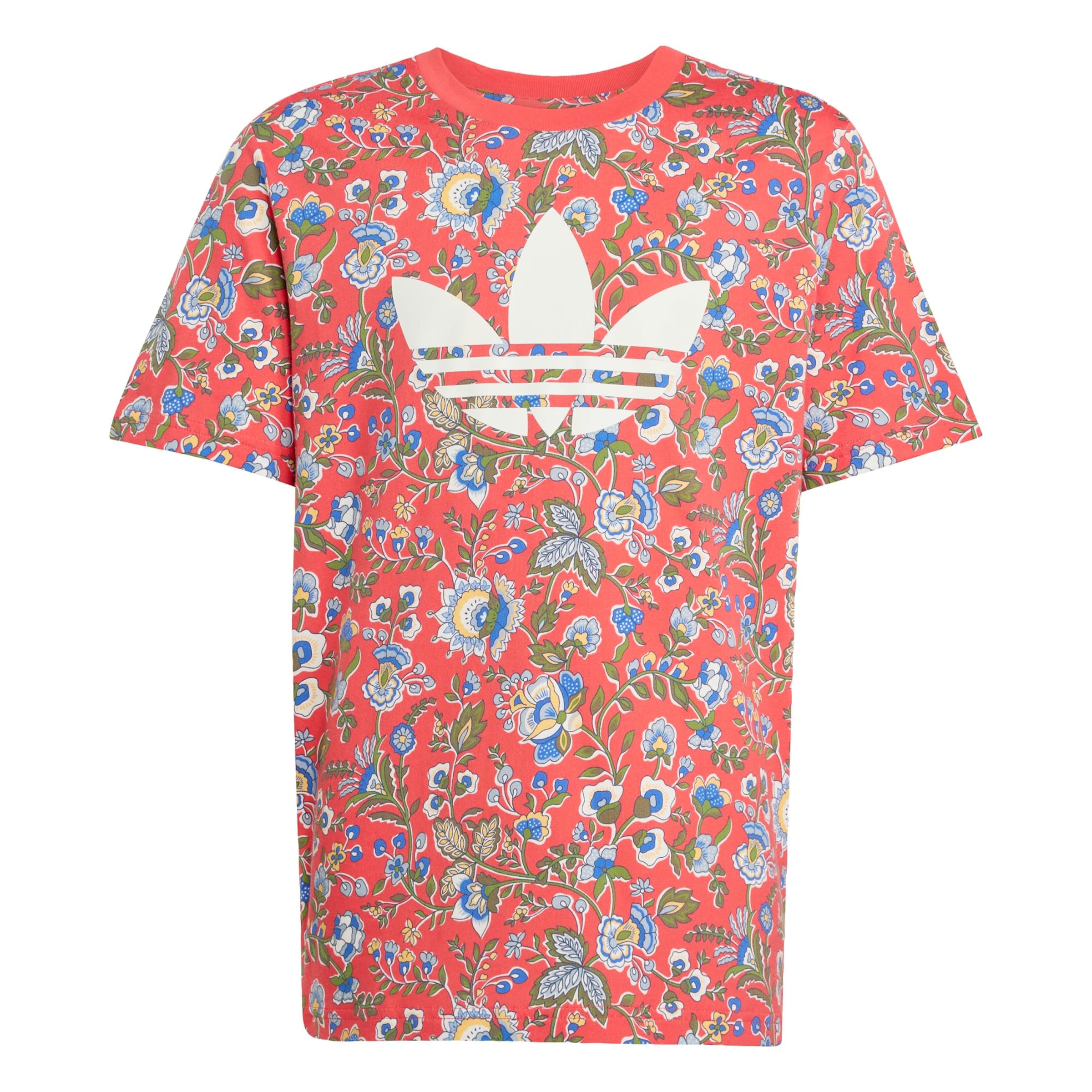 ADIDAS ORIGINALS Shirt 'Adidas Originals x Liberty London' in Red: front