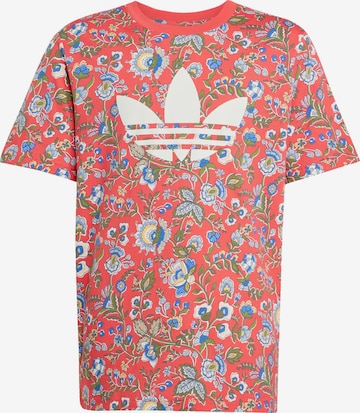 ADIDAS ORIGINALS Shirt 'Adidas Originals x Liberty London' in Rood: voorkant