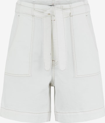 PIECES Regular Pants 'Vinna' in White: front