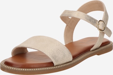 s.Oliver Sandals in Beige: front