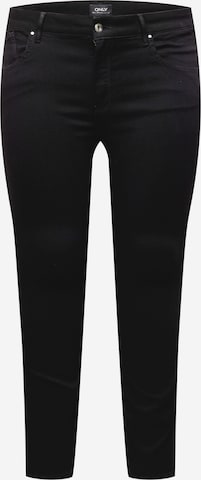 ONLY Curve Slimfit Jeans 'LUCI' in Schwarz: predná strana