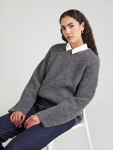 ROUGE EDIT Pulóver 'ROUHaven' - szürke: elől