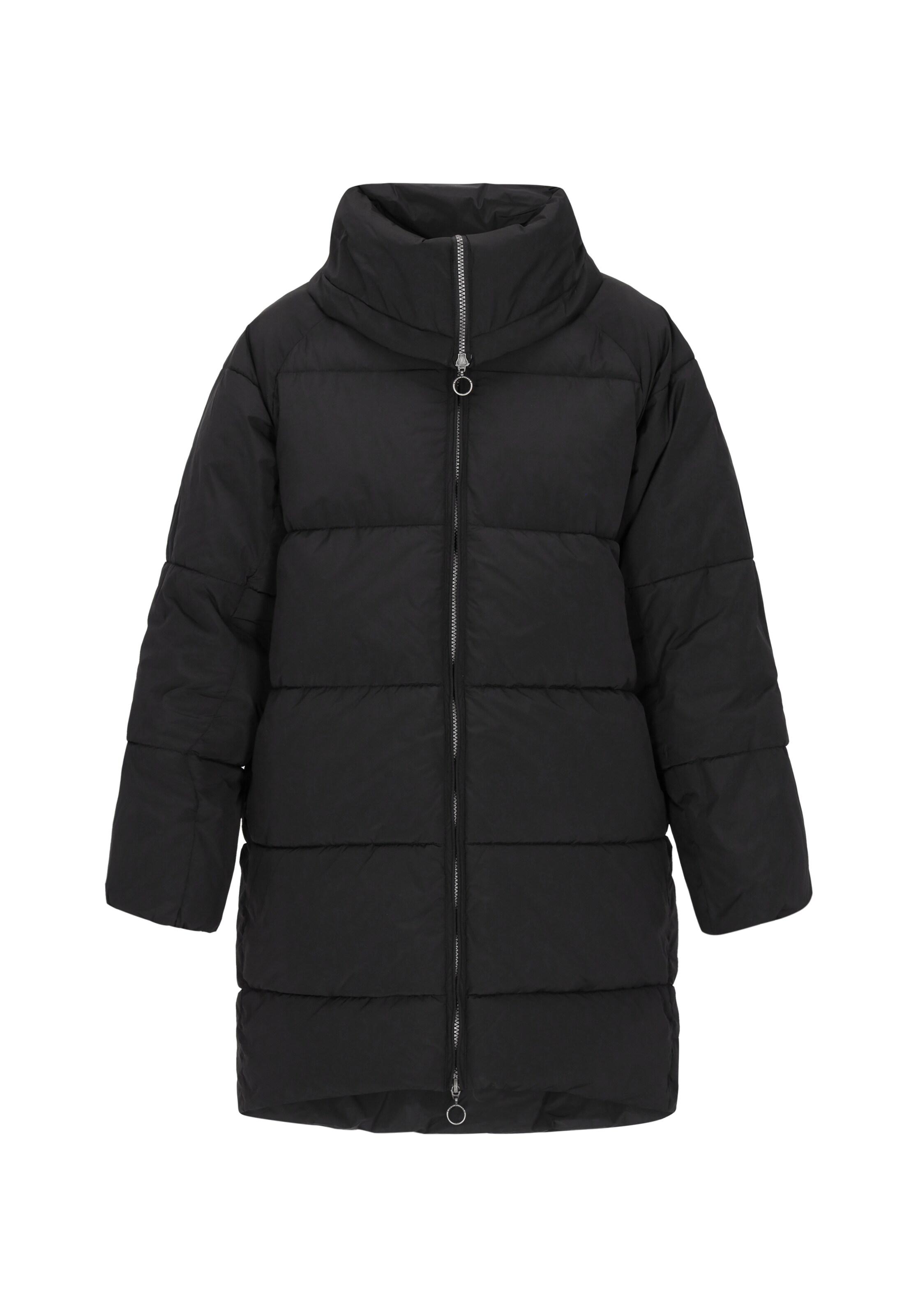 DreiMaster Maritim - Abrigo de invierno en negro: frente