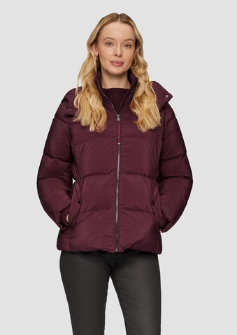 s.Oliver BLACK LABEL Winterjacke in Lila: Vorderseite