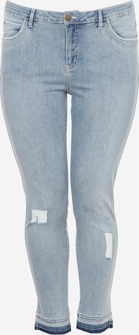 ADIA fashion Slimfit Jeans 'Milan' in Blauw: voorkant