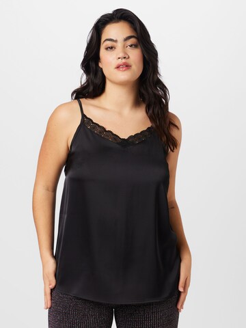 ONLY Carmakoma Bluse 'JOSIE' in Schwarz: predná strana