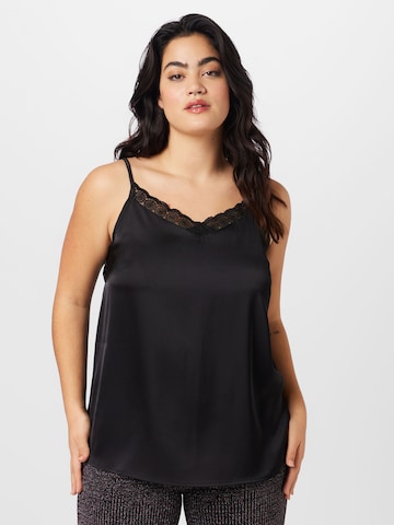 ONLY Carmakoma - Blusa 'JOSIE' en negro: frente