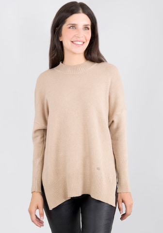 PLEASE Sweater in Beige: front