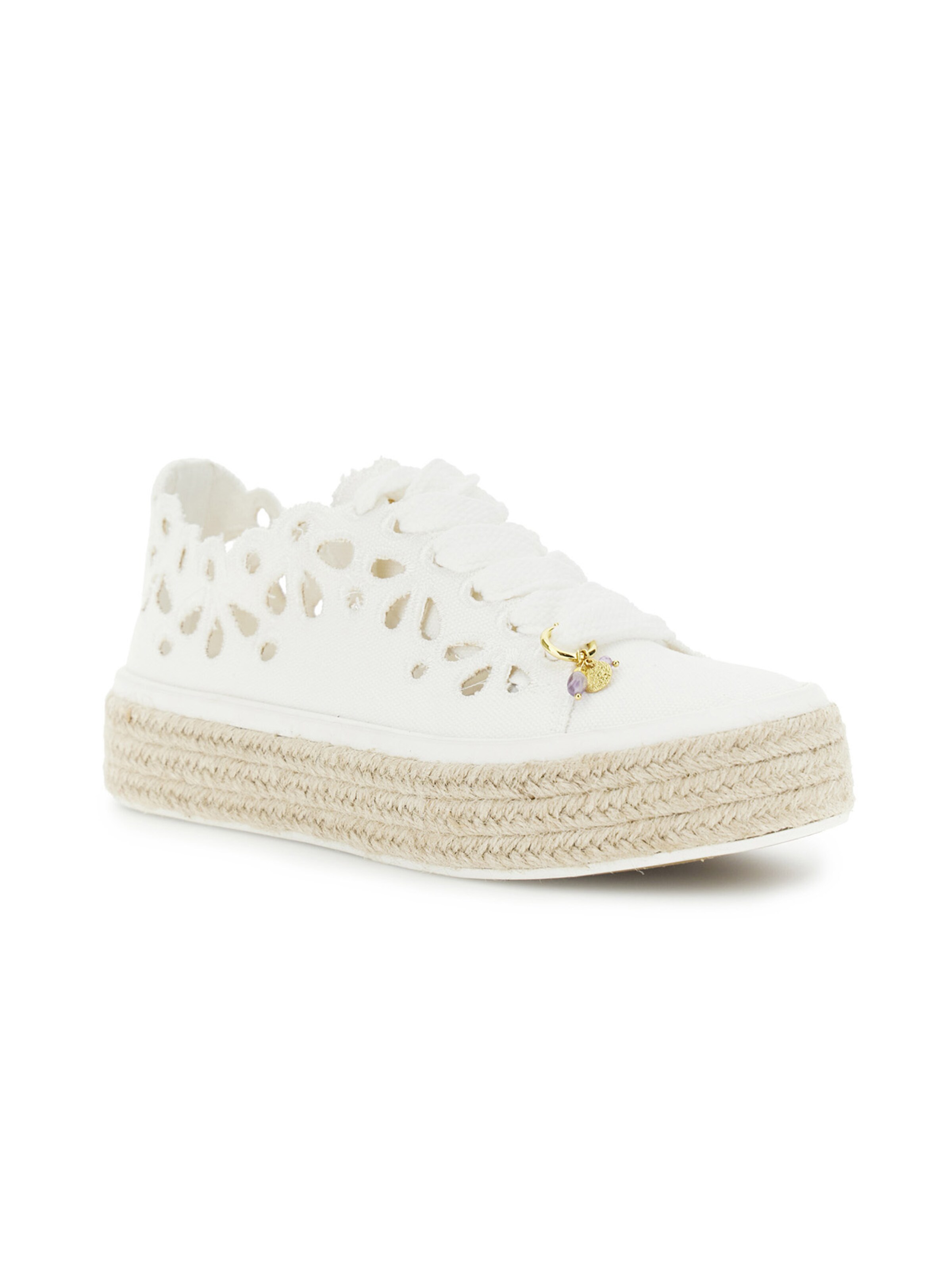 CAFè NOIR Sneakers laag in Wit