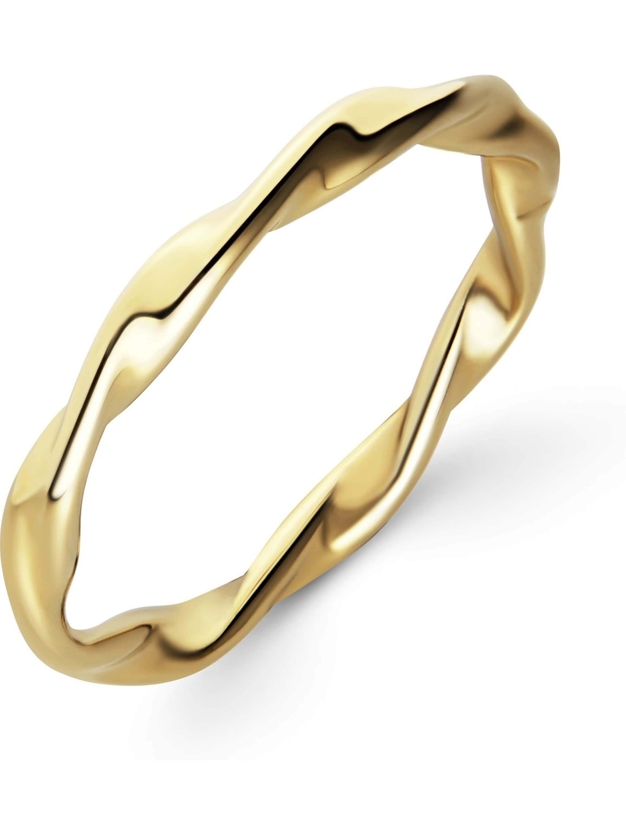CHRIST Ring in Gelb: Vorderseite