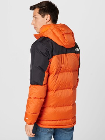 THE NORTH FACE Rovný strih Outdoorová bunda 'Diablo' - oranžová