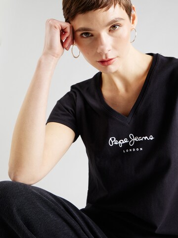 Pepe Jeans T-Shirt 'WENDYS' in Schwarz