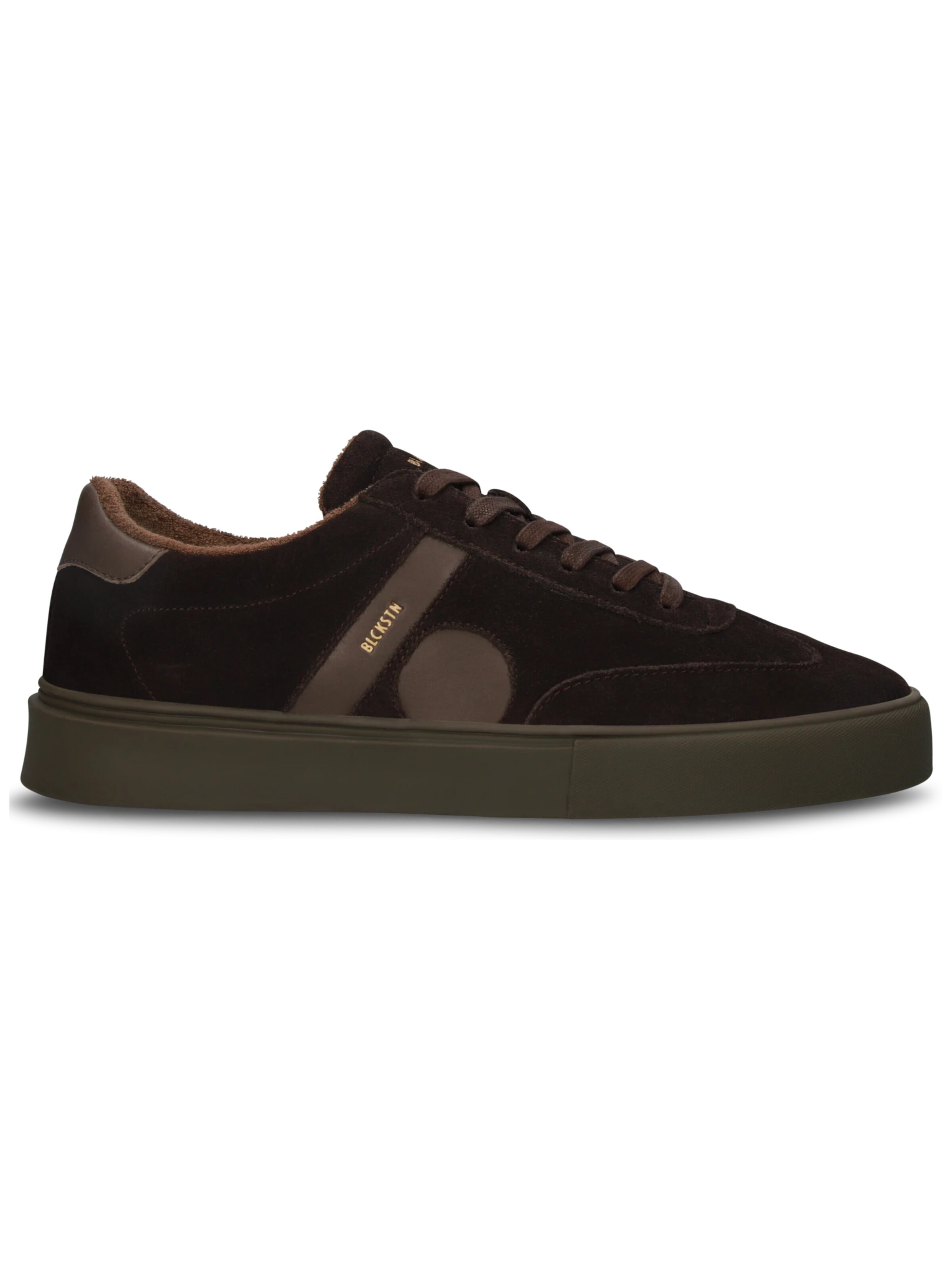 BLACKSTONE Låg sneaker 'QUARTZ AUDEN' i brun: framsida