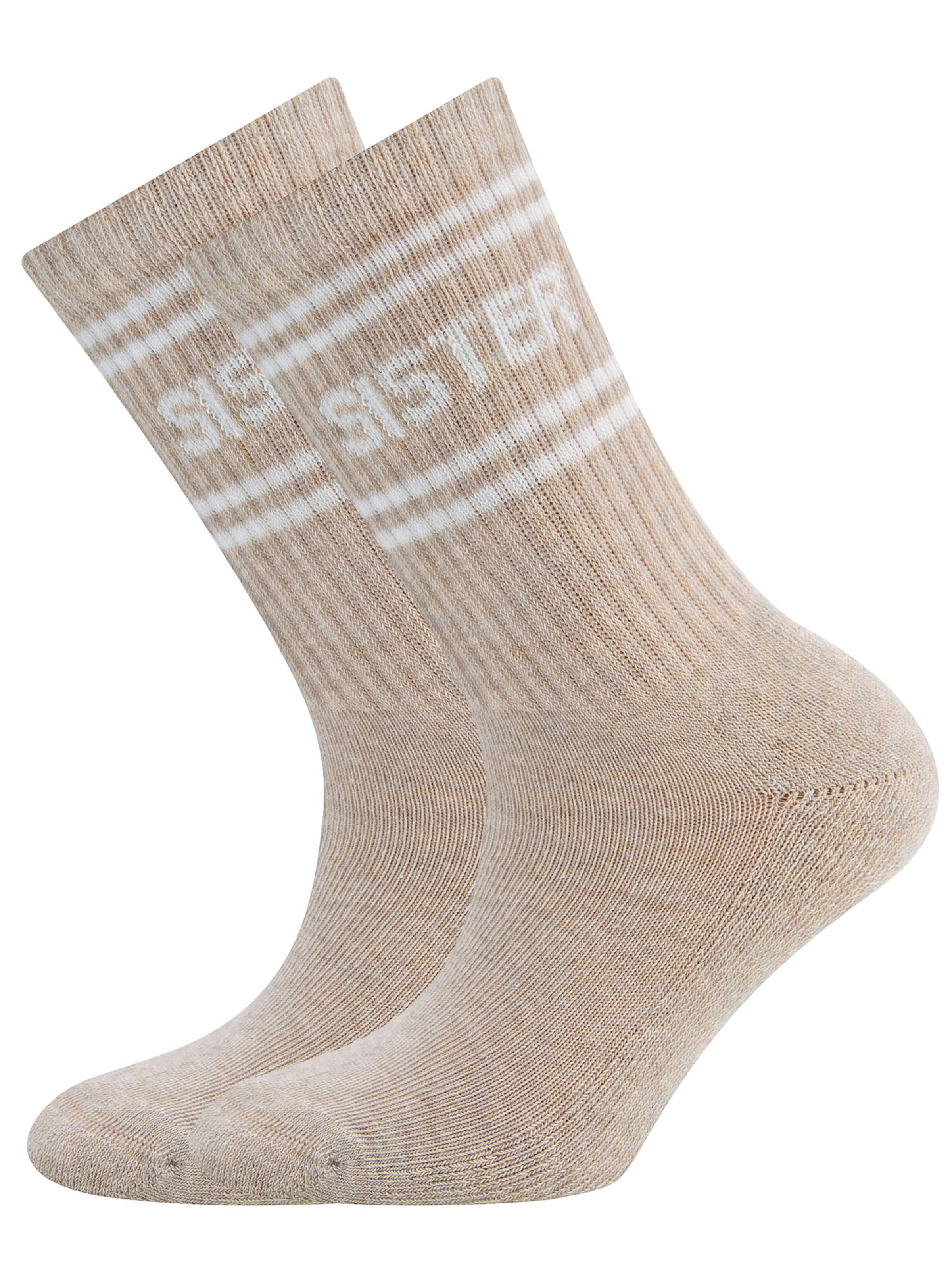EWERS Sokken in Beige: voorkant
