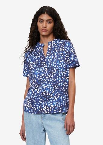 Marc O'Polo Blouse in Blauw: voorkant