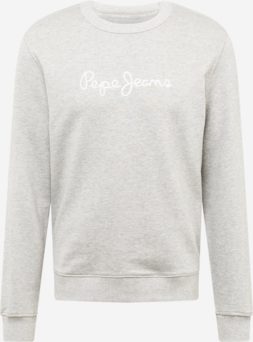 Pepe Jeans - Sweatshirt 'Joe' em cinzento: frente