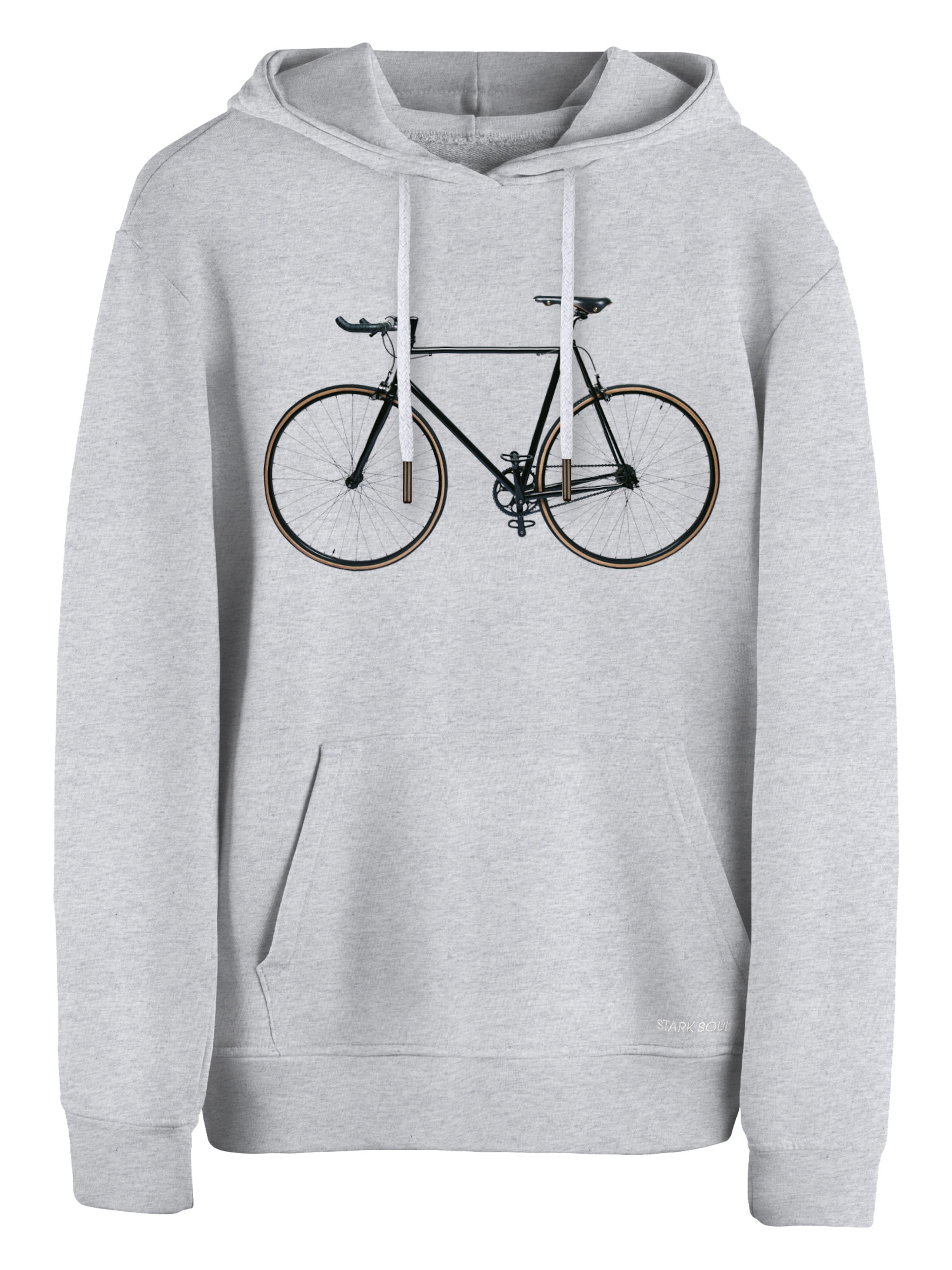 Felpa 'Bike - Fahrrad' di Cotton Prime in grigio: frontale