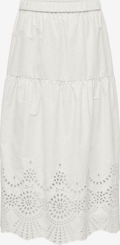 ONLY Carmakoma Skirt in White: front