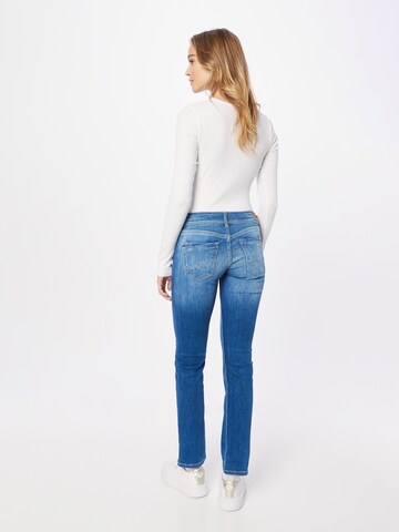 Coupe slim Jean 'Saturn' Pepe Jeans en bleu