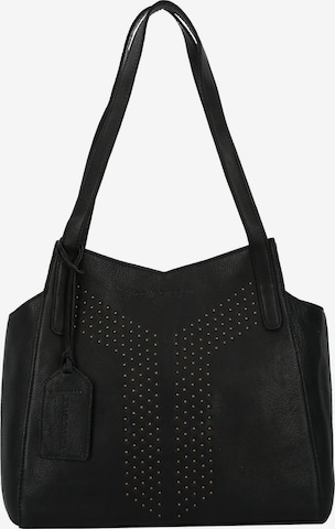Cowboysbag Schultertasche 'Lavish' in Schwarz: Vorderseite