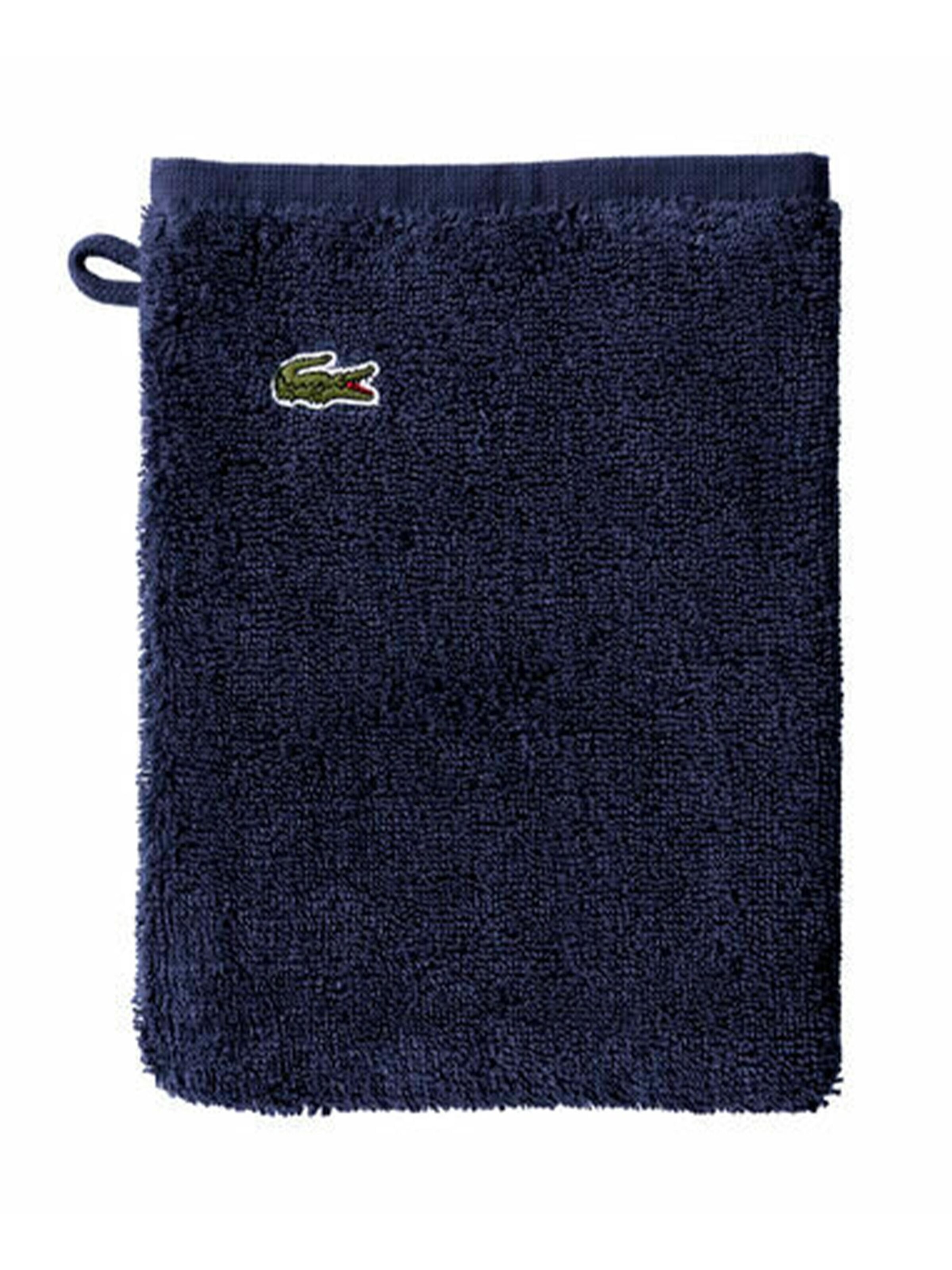 LACOSTE Handtuch 'LLECROCO'‌‌‌‌‌‌ in Blau