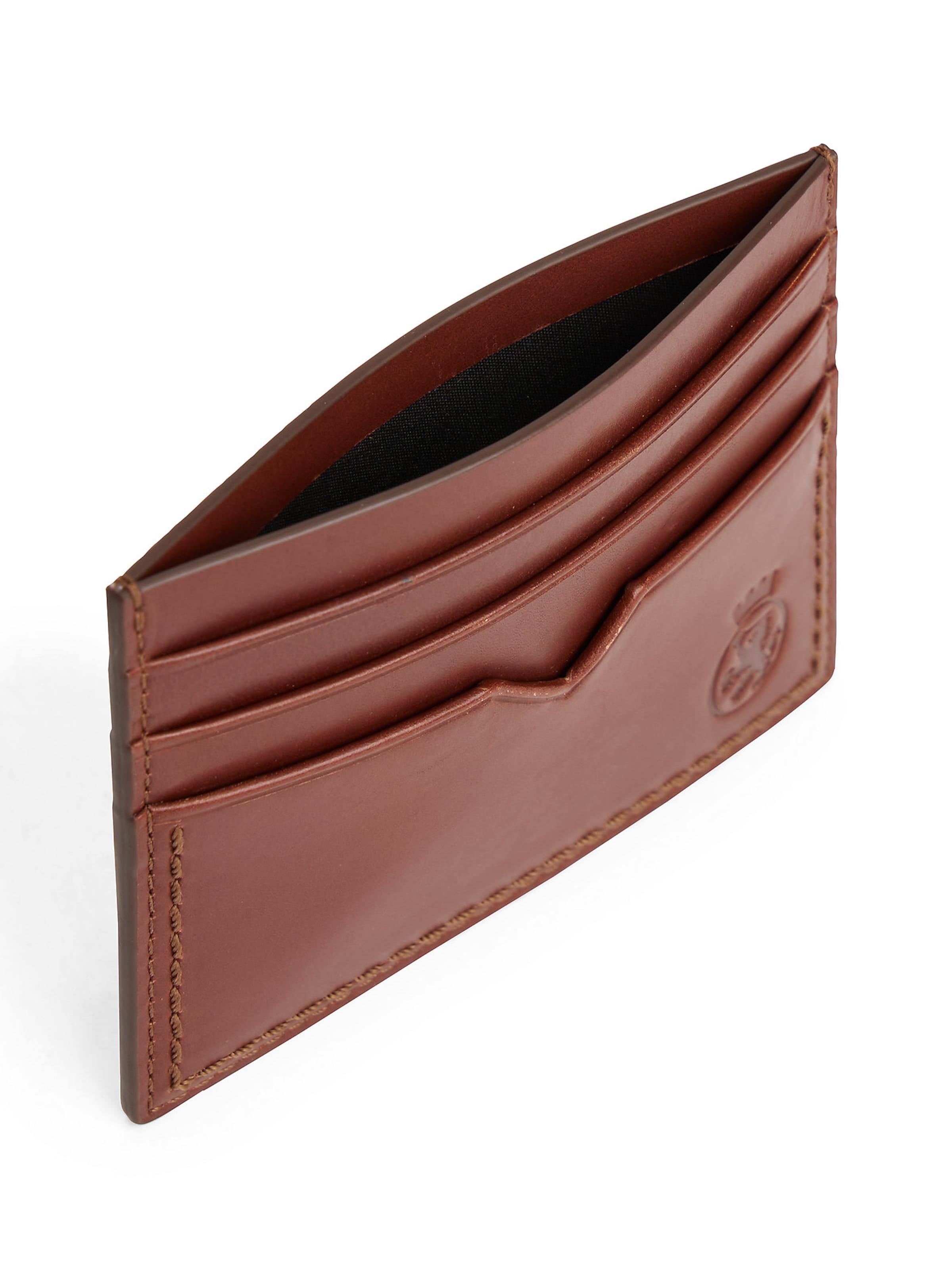 TOMMY HILFIGER Gürtel und Kartenetui in Braun