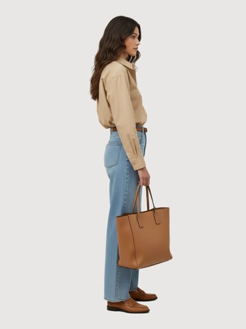 WEARABLE STORIES Shirt 'Luna' in Beige