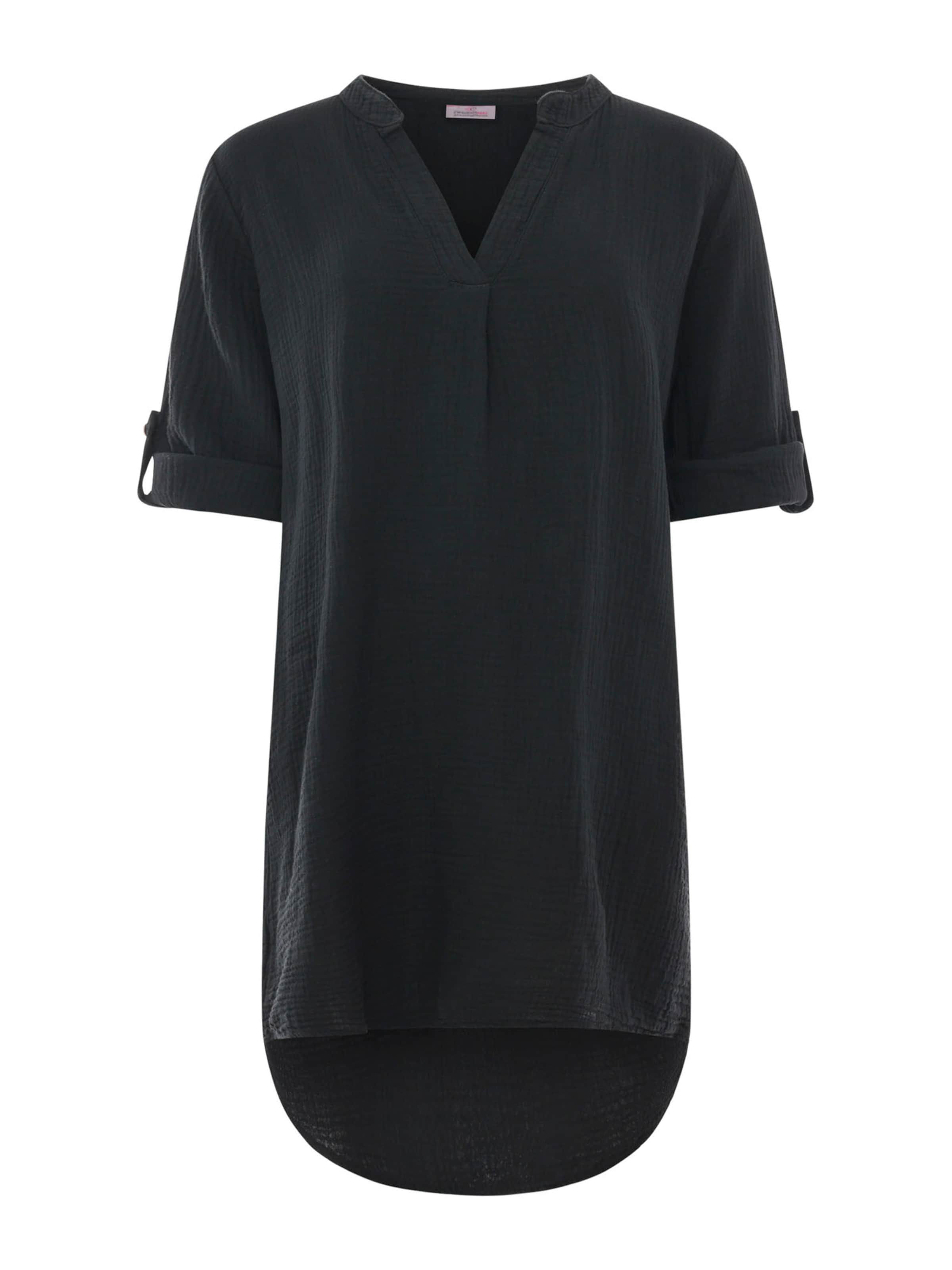 melns Zwillingsherz Tunika 'Amelie': no priekšpuses