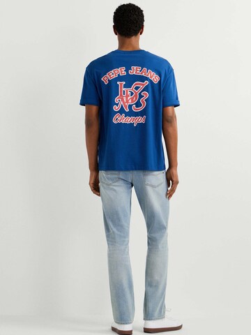 Pepe Jeans Shirt ' JOB ' in Blau