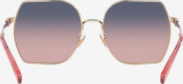 Lunettes de soleil COACH en or