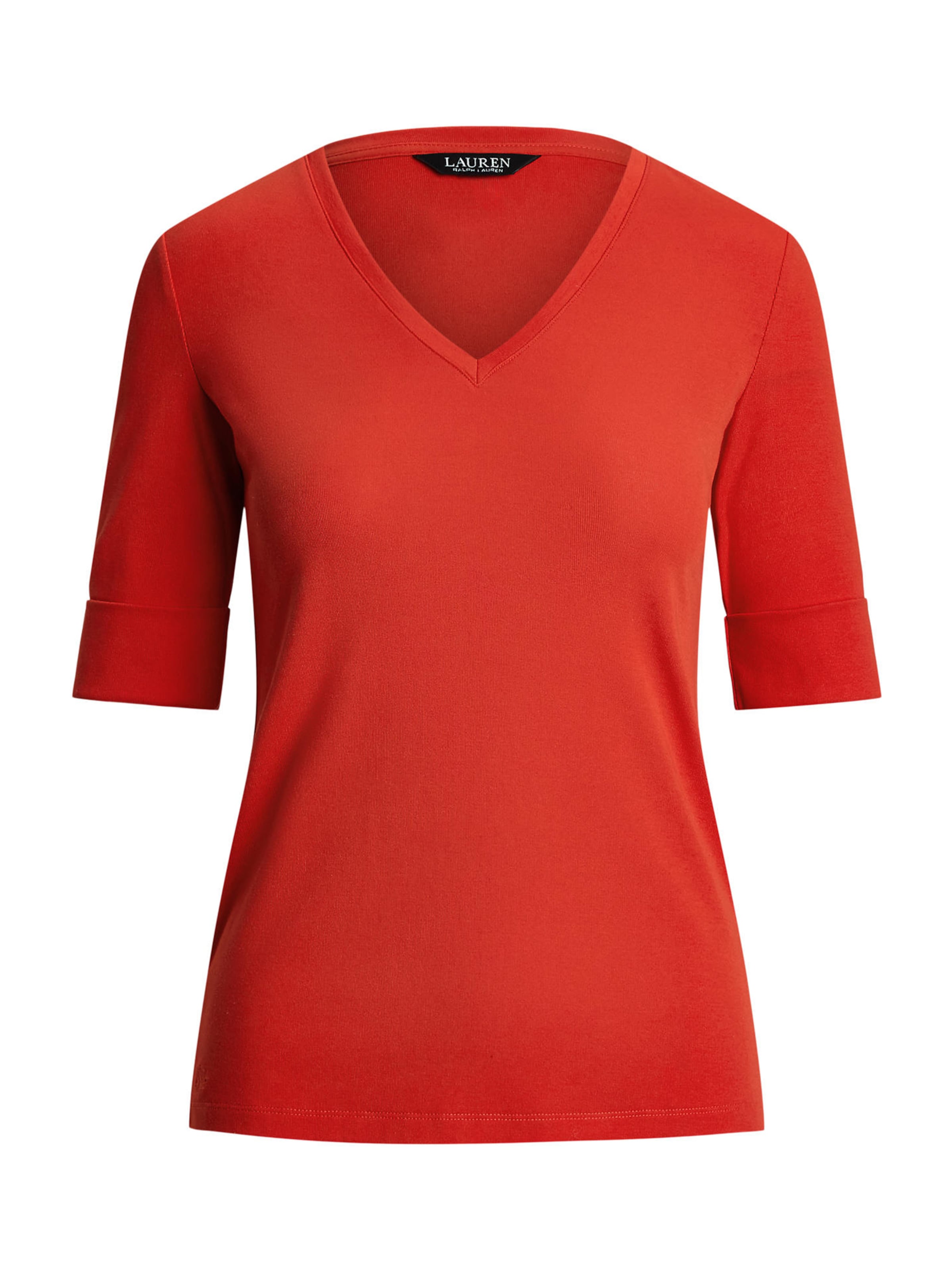 sarkans Lauren Ralph Lauren T-Krekls: no priekšpuses