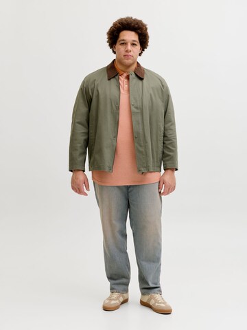 Jack & Jones Plus Shirt in Brown