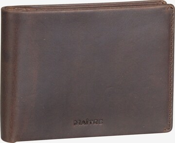 Maître Wallet 'Birkheim Galbert' in Brown: front