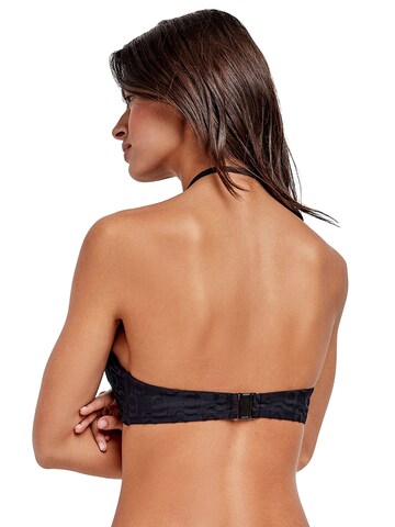 Gisela Bandeau Bikini-Oberteile in Schwarz