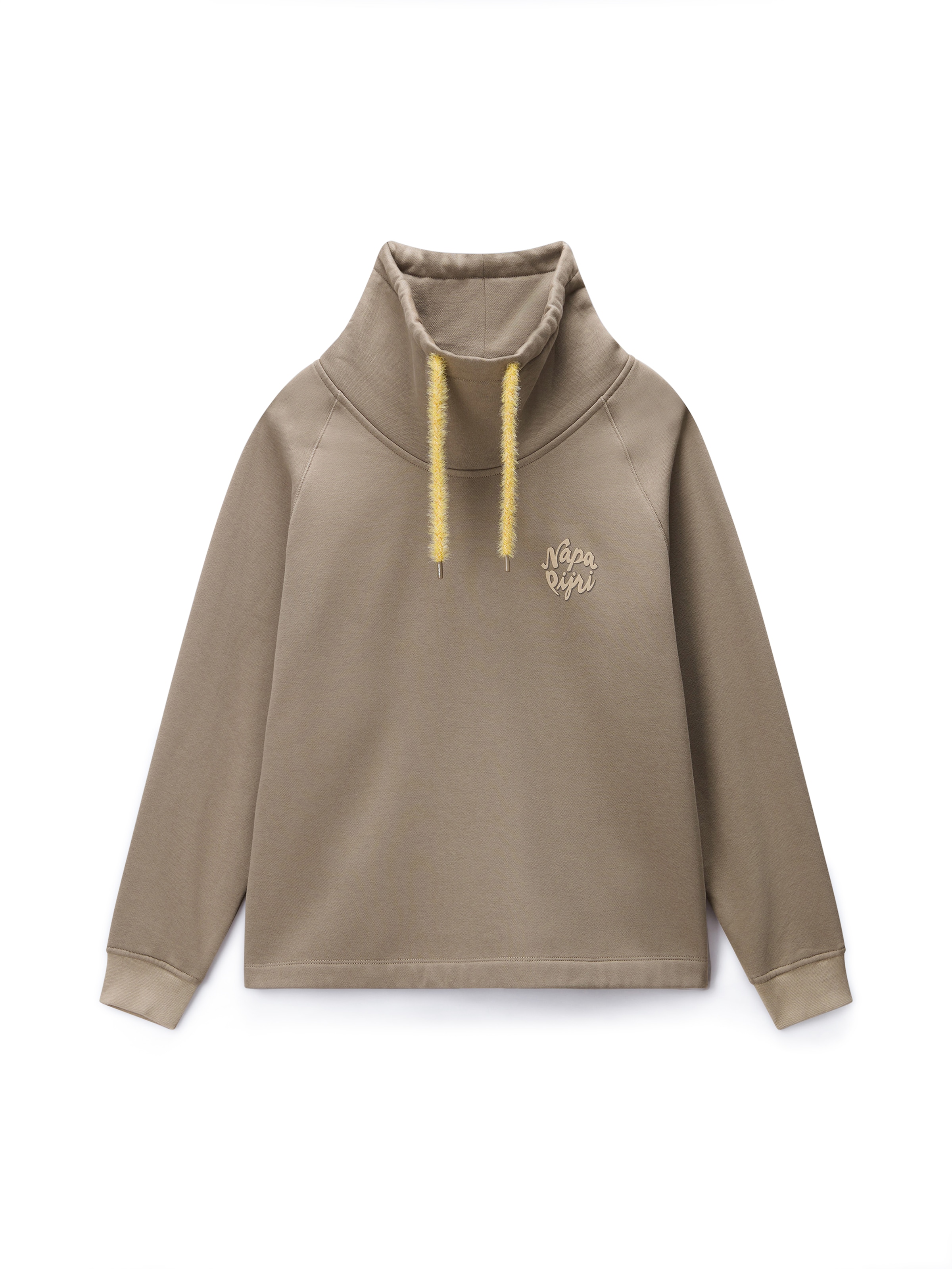 NAPAPIJRI Суичър 'B-Fedaia' в бежово: отпред