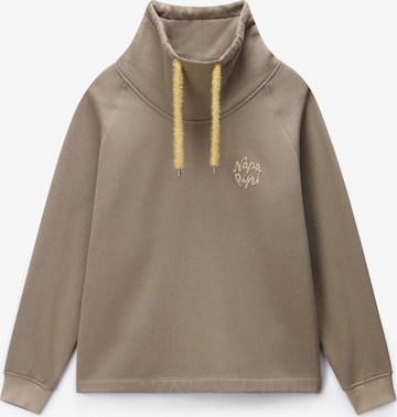 NAPAPIJRI - Sudadera 'B-Fedaia' en beige: frente