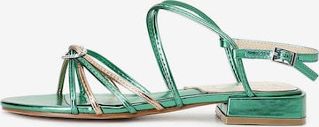 CAFè NOIR Sandal in Green: front