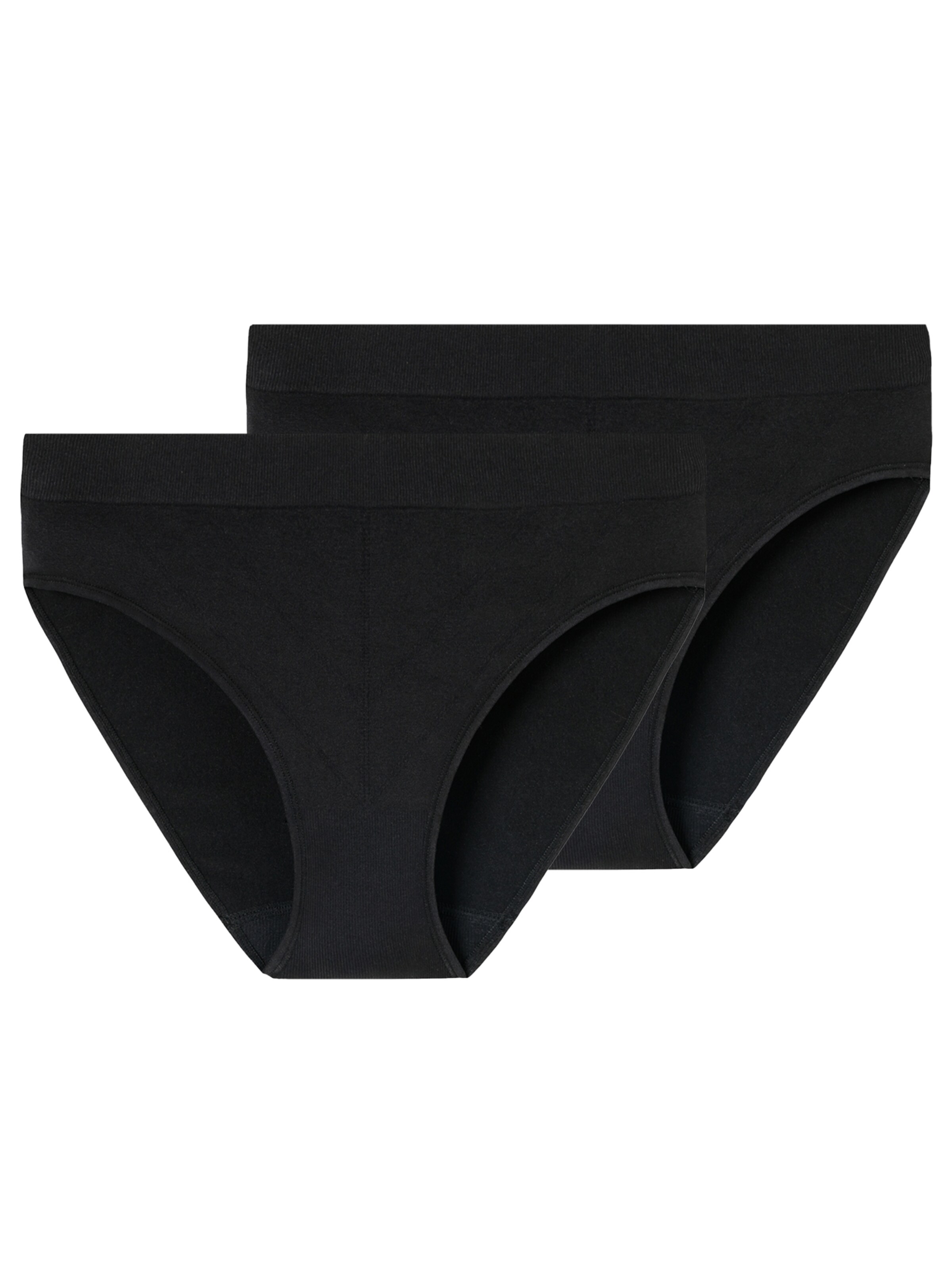SCHIESSER Slip 'Casual Seamless' in Schwarz: Vorderseite