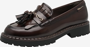 Chaussure basse Tamaris en marron : devant
