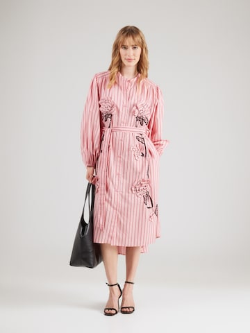 Essentiel Antwerp Blousejurk 'JEMINE' in Roze: voorkant