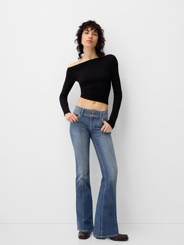 Bershka Bootcut Jeans i blå